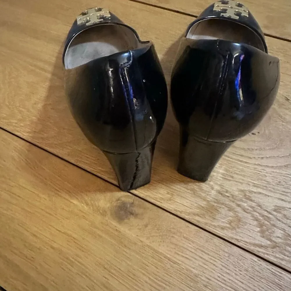 Tory Burch Raleigh heels 9 black